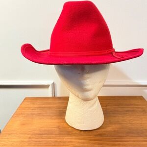 Vintage XL Renegade Wool Cowboy Hat Western, Boho, Rockabilly, 80’s